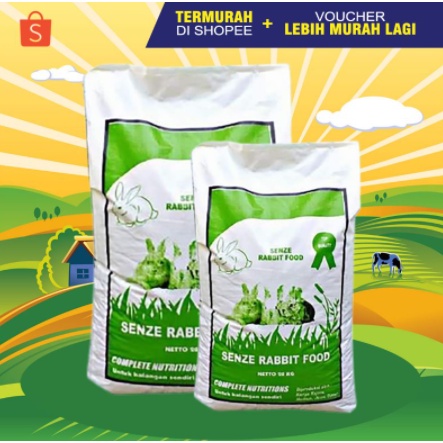 Makanan Kelinci Pellet Kelinci PREMIUM NUTRISI LENGKAP 1 SACK 20 Kg