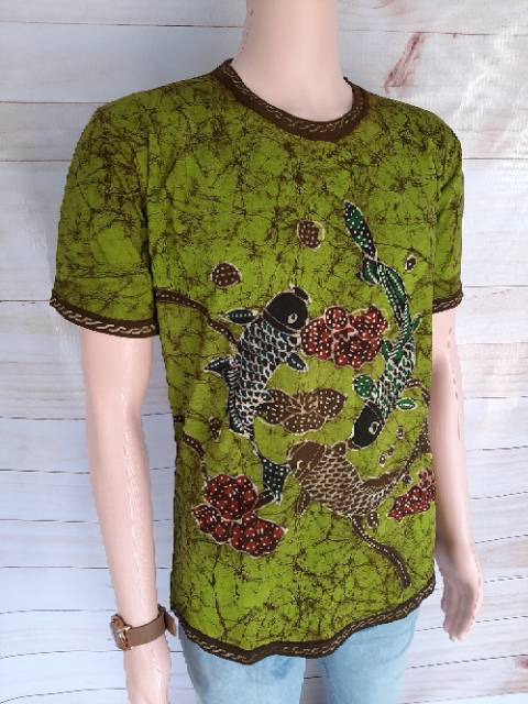 Kaos Batik Tulis Pekalongan Fullcotton 30s Jamin Adem