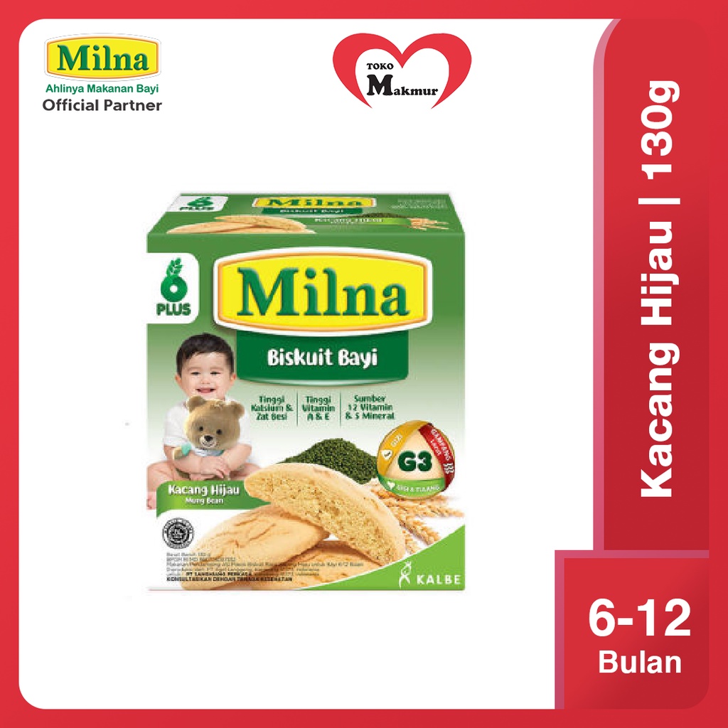 Milna Biskuit 130 Gram / Toko Makmur Online