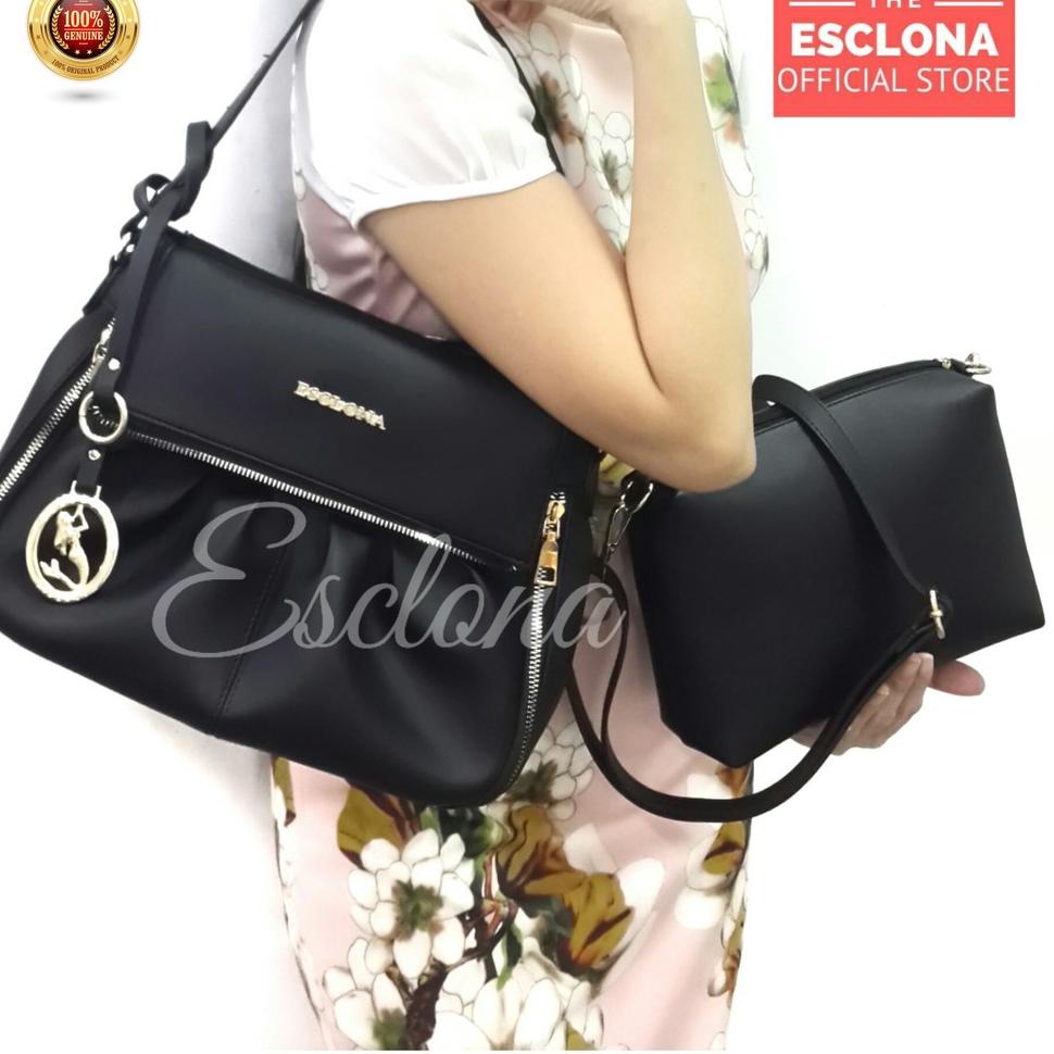 TAS WANITA BATAM ESCLONA 037 TAS TANGAN HANDBAG SELEMPANG WANITA TAS KERJA IMPORT WANITA FASHION S2