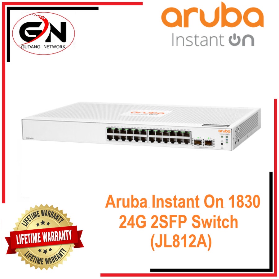 Aruba Instant On 1830 24G 2SFP+ Switch / JL812A