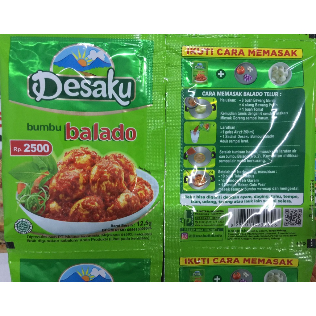 Desaku Bumbu Balado 12,5 gr