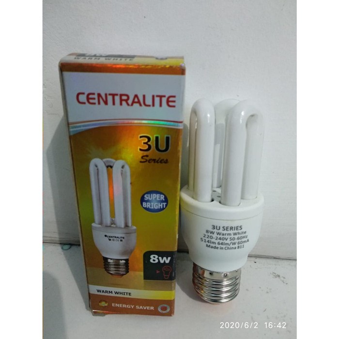 Lampu 3u - 08w Centralite