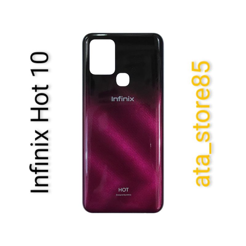 Backdoor Infinix Hot 10 | Hot10 Backdor Backover BC Back Casing Kesing Housing Tutup Belakang Baterai Original