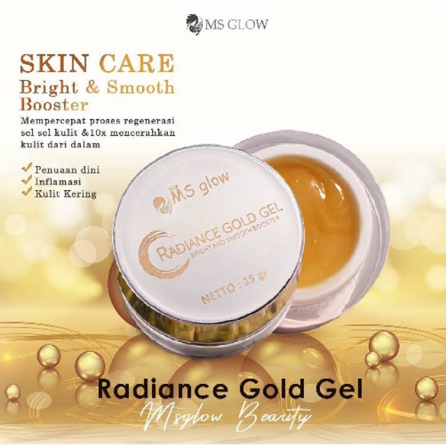 MS GLOW RADIANCE GOLD GEL / RADIANCE GOLD / GOLD MS GLOW / MS GLOW