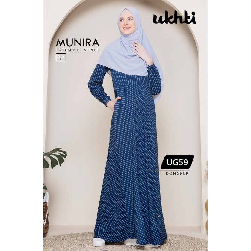 gamis_katun_garis-garis_Munira_UG59