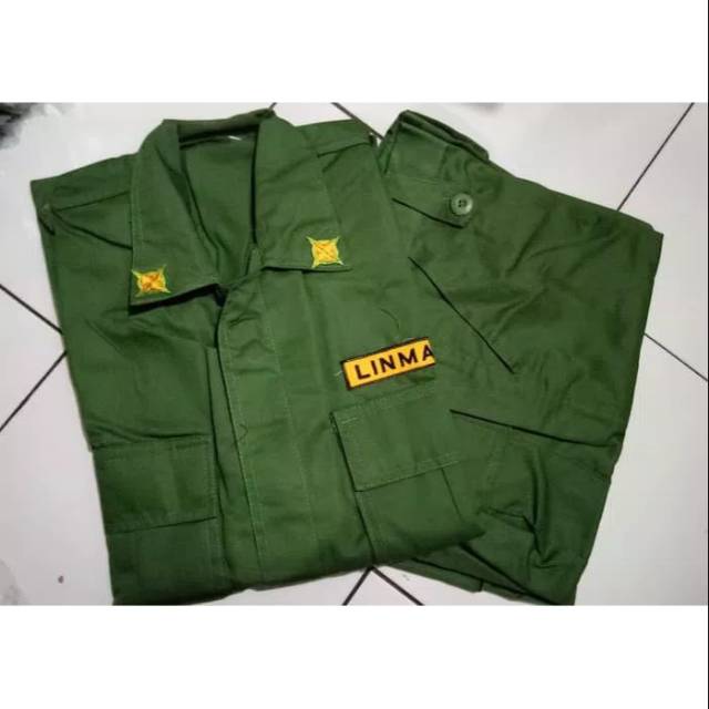 Baju Setelan Linmas / Hansip Bagus Murah Bandung