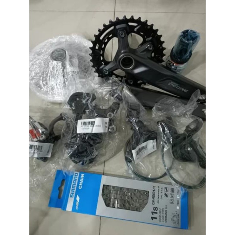grupset shimano deore M5100 2x11 speed