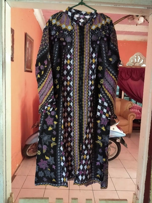 Terlaris Serut Genes Jelita Tunic Navbor Yelbor Whitbor Creambor Tunik Batik