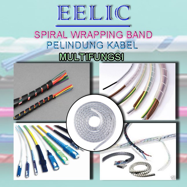 EELIC KAL-SWB3M -KS10 SPIRAL WRAPPING BAND 3 METER PELINDUNG KABEL SPIRAL