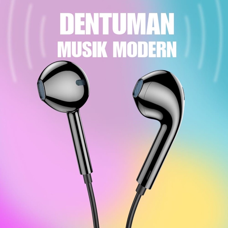 Earphone Headset Super bass With Mic