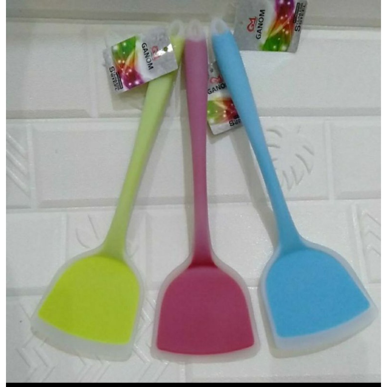 SPATULA SILICON FULL // SUTIL SILICON FULL ANTI PANAS DAN LENGKET