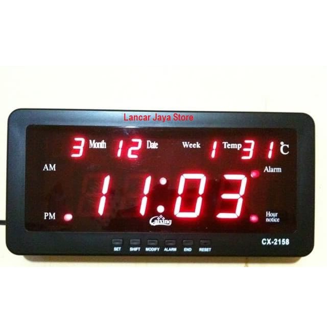 Jam gantung Digital LED CX-2158