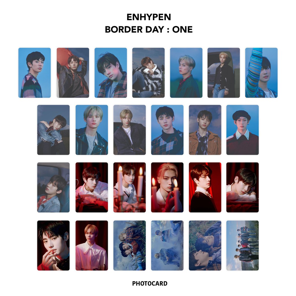 Photocard Enhypen Border Day : One Isi 25 pcs