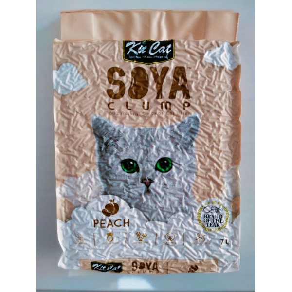 KIT CAT SOYA CLUMP 7L - Pasir Kucing Tofu