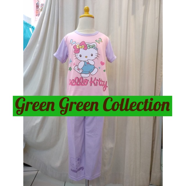 Piyama Kaos Anak Premium Hello Kitty New