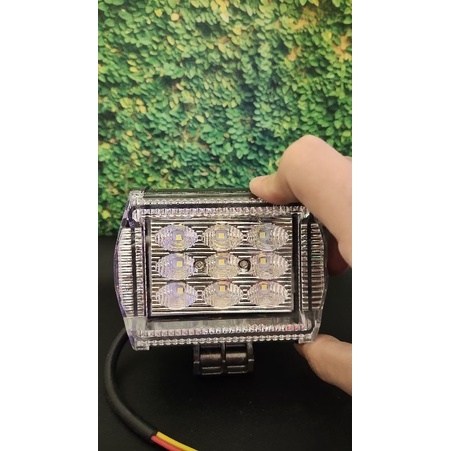 LAMPU TEMBAK 9 MATA/9LED SOROT ANGEL BISA FLASH BAHAN BESI KUALITAS JAMIN BAGUS