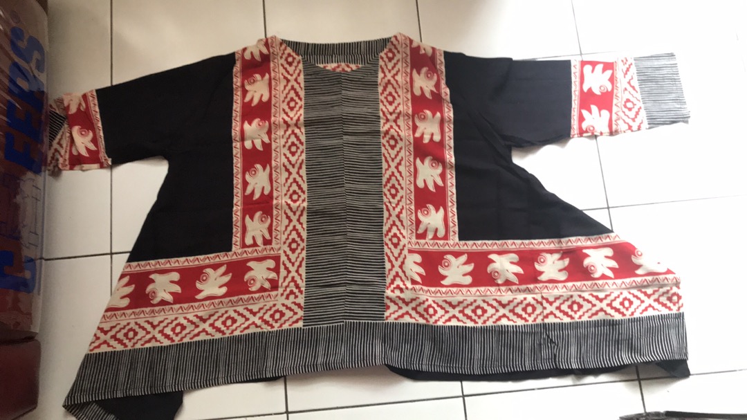 Blouse Etnik# Baju Atasan Jumbo Batwing Batik Katun Paris Berkualitas Batik Kantor Asli Solo