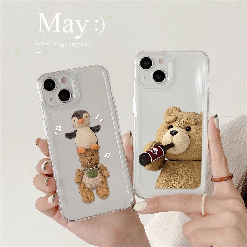 Case Bahan Akrilik TPU Transparan Tahan Banting Untuk iPhone 11 Pro Max 13 Pro 12 Pro XS Max XR X 8 Plus 7 Plus SE 2020 2022