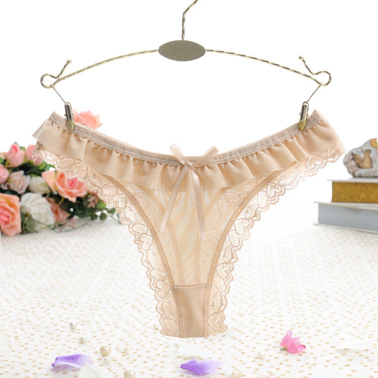 Sexy G String Low Waist Celana Dalam Wanita Transparan Thong c157