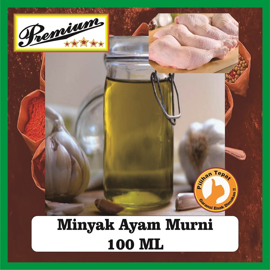 

MINYAK AYAM MURNI Premium Gurih Wangi Halal Asli Banyak Manfaat & Kegunaan untuk Aneka Masakan dan juga Nasi Goreng Bakso Cairan Chicken Oil Essen Flavor Essence Flavour Ekstrak