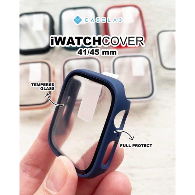 COVER IWATCH PC TEMPERED GLASS LEM BAGUS UKURAN LENGKAP 41mm 45mm 38mm 40mm 42mm 44mm 49mm / IWATCH APPLE SERIES 1 - 2 - 3 - 4 - 5 - 6 - 7 - 8 - ULTRA SE !!