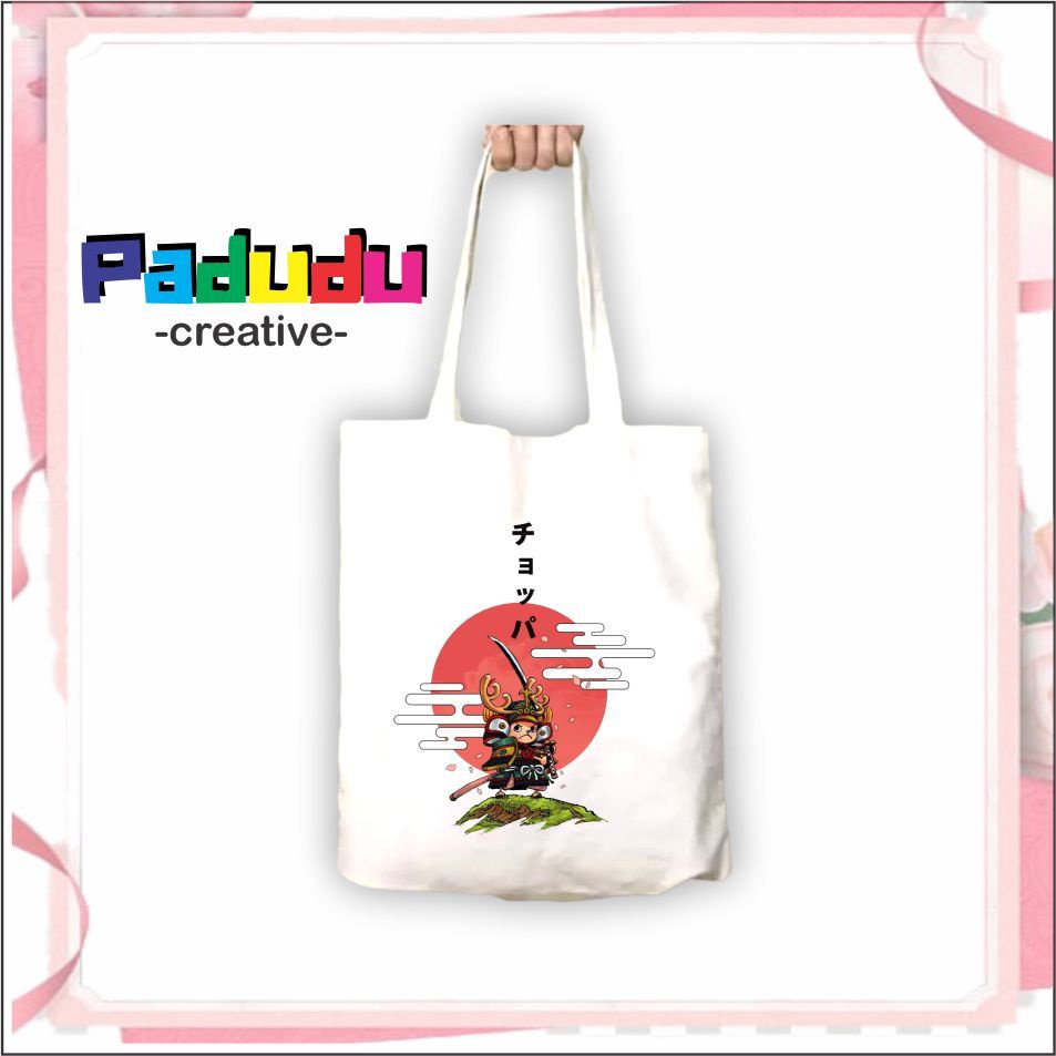 Tas Resleting One piece chopper Vintage Totebag Tote Kpop Anime Tas Wanita Tas Pria