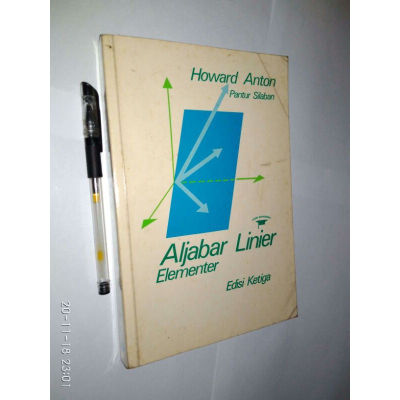 ORIGINAL - Aljabar Linear Elementer (Edisi Ketiga) - Howard Anton