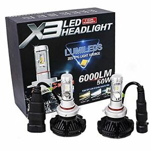Lampu Mobil X3 LED H11 H9 H8 Headlight ZES High Quality Headlamp