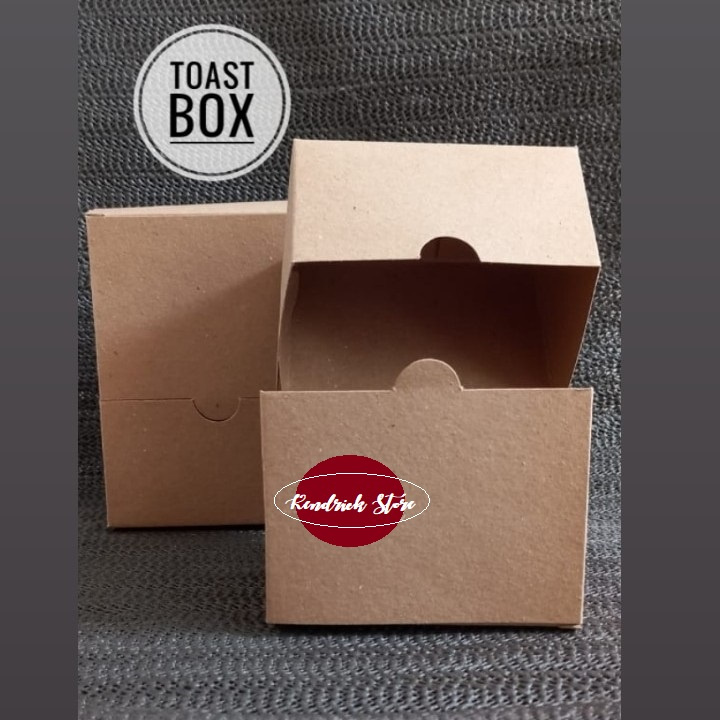 TOAST BOX/Toast Box Kraft/Tempat Roti @100 lbr