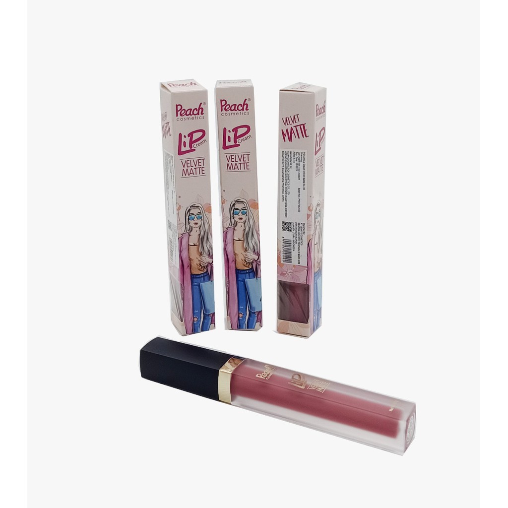 Peach Lip Cream Velvet Matte