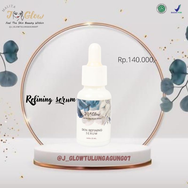 serum skinrefining /serum acne /serum jglow/ serum glowing /serum wajah / jglow serum