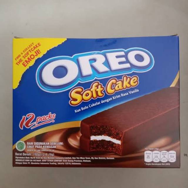 

Oreo Soft Cake isi 12 bungkus