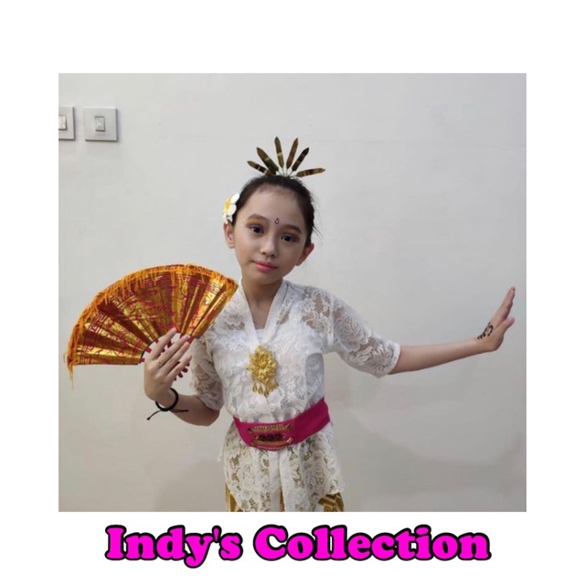 sewa baju adat bali sembayang putih anak perempuan