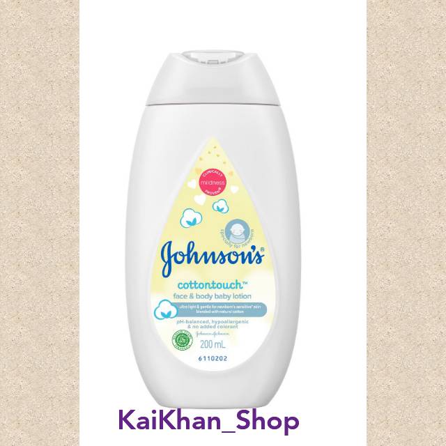 JOHNSON’S Cottontouch Face &amp; Body Lotion - 200ml