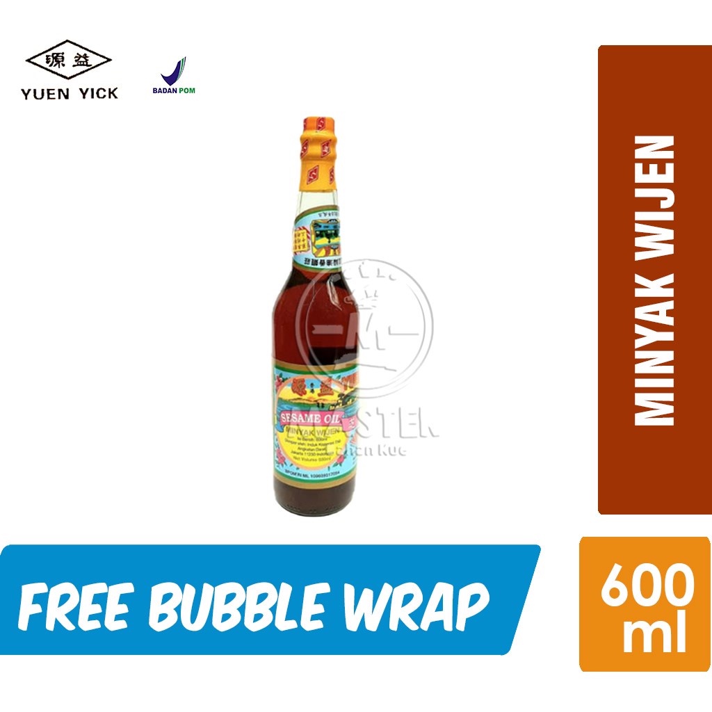 

Minyak Wijen Yuen Yick Sesame Oil [ Botol Kaca 600 ml]