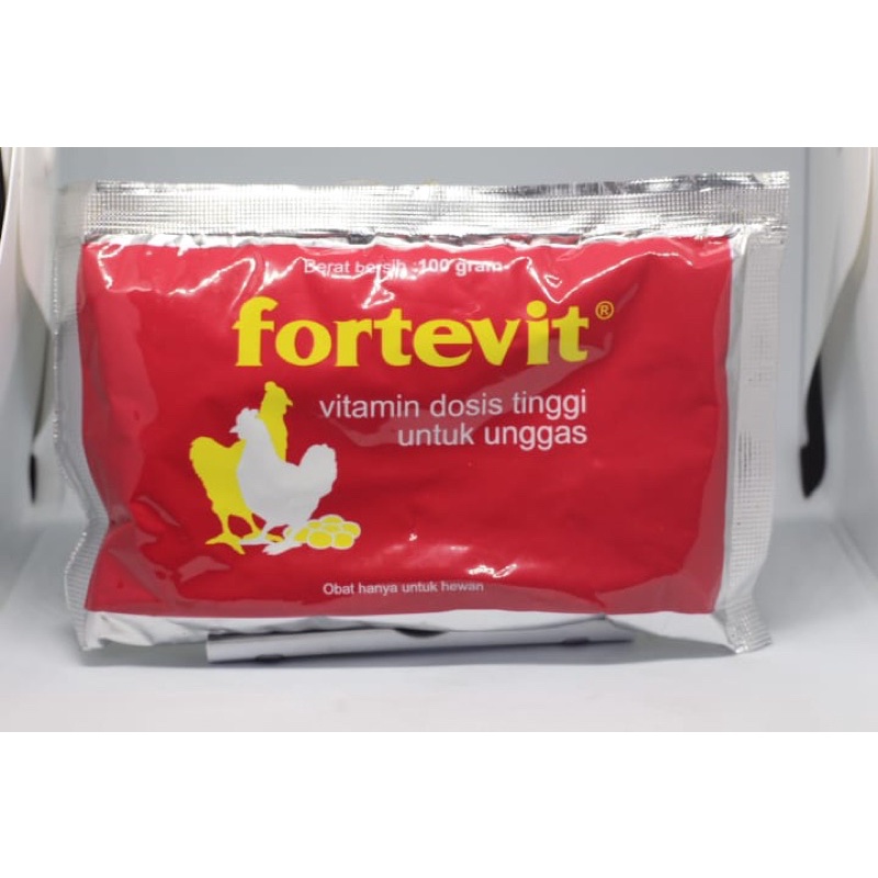fortevit 50 gr gram vitamin ayam dosis tinggi