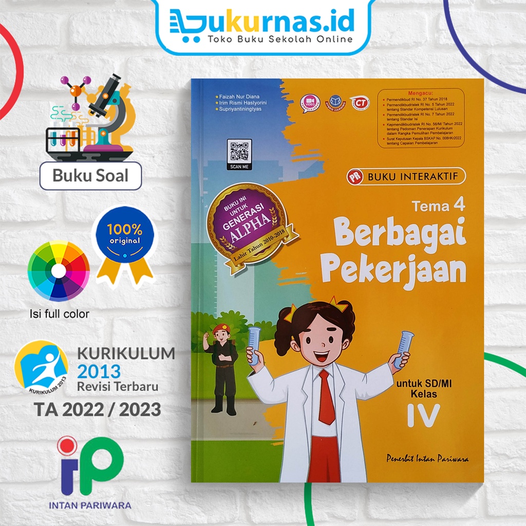 Buku PR Interaktif SD/MI Kelas 4 Tema 4 - Intan Pariwara