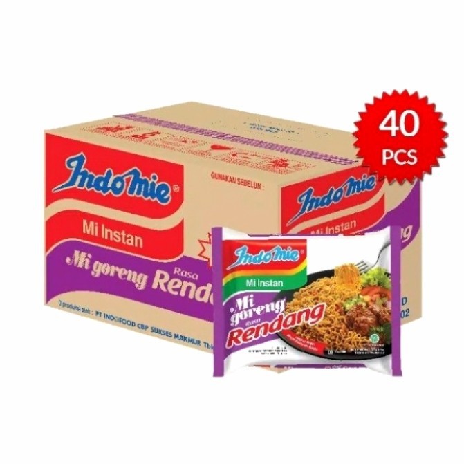 

INDOMIE RENDANG 1 DUS ISI 40 PCS