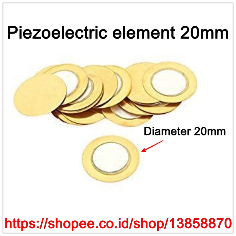 Piezo electric Ceramic 20mm Buzzer Element Sounder Sensor Sound