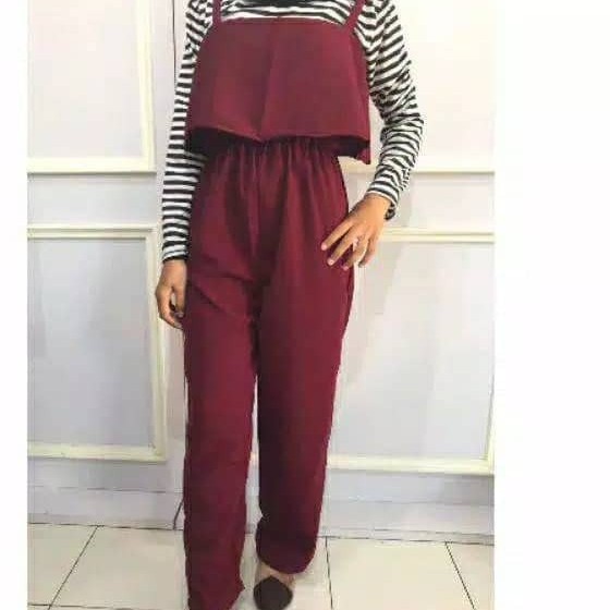 ilook | jumsuit plain  | Jm polos | bahan creap