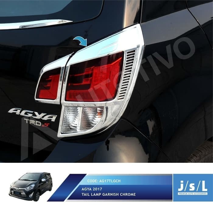AKSESORIS MOBIL New Agya 2017 Garnish Lampu Belakang JSL Tail Lamp Ga