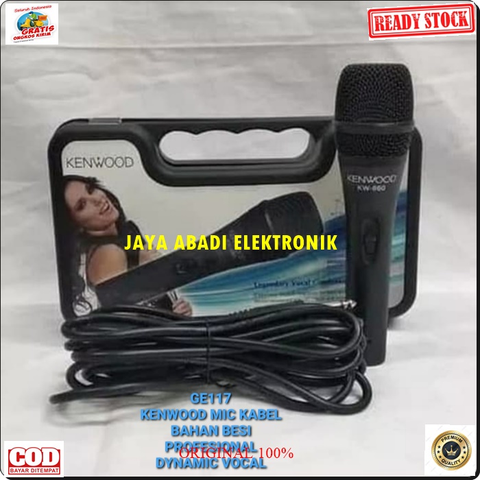 G117 KENWOOD MIC KABEL KARAOKE LEGENDARY DYNAMIC MIKROPON MIK MICROPHONE CARDIOID MIKROPHONE KENWOD MEETING METING CABLE VOKAL ARTIS VOCAL AUDIO SOUND BEST SISTEM PROFESIONAL PRO PENGERAS SUARA HIFI METAL FULL BESI SUARA SENSITIF MC PIDATO SEMINAR CERAMAH