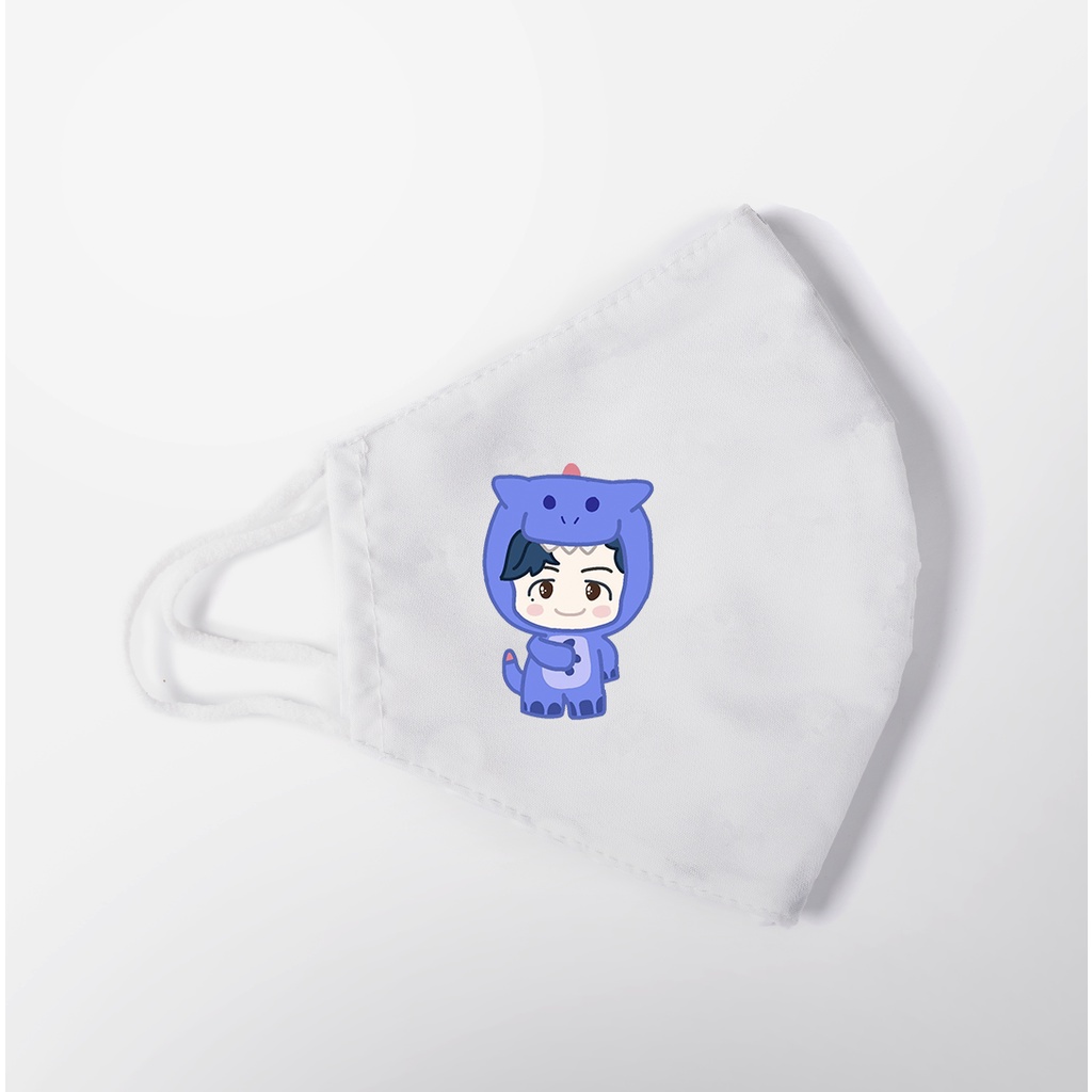 Masker kain MOTIF CUSTOM NCT CAFE / custom mask / masker