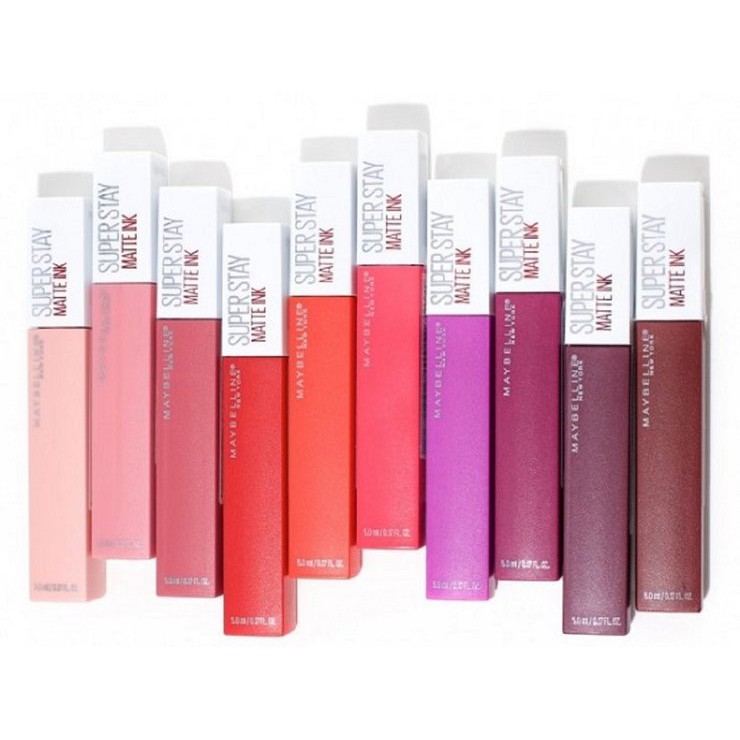 Skinhouseid Maybelline Superstay Lip Cream Matte Ink Pewarna Bibir Transferproof Dan Waterproof Tahan Seharian