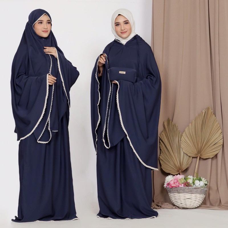 mukena travel ponco by azella