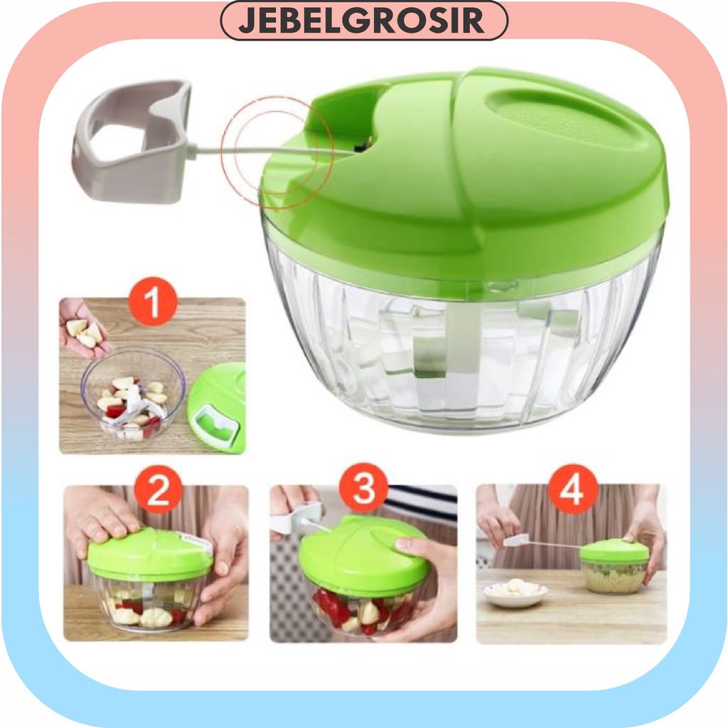 COD Speedy Chopper Blender Tarik Blender Manual Blender sayur dan buah 152