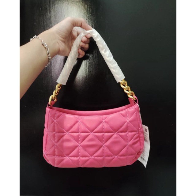 Shoulder bag pink fuschia ZARA | Shoulder bag pillow | NEW