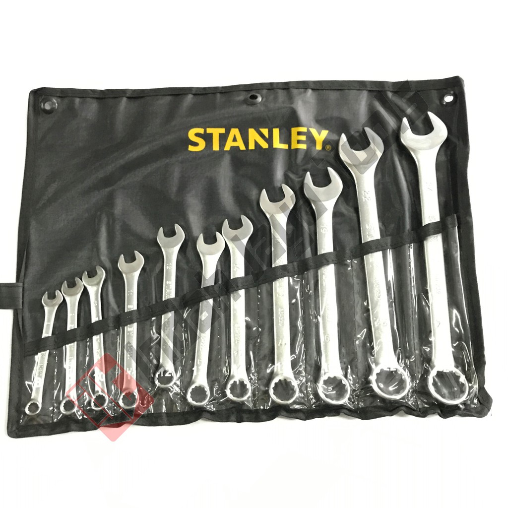  STANLEY 11 Pcs Kunci Ring Pas Set 11 Pcs 8 24 mm bkn 