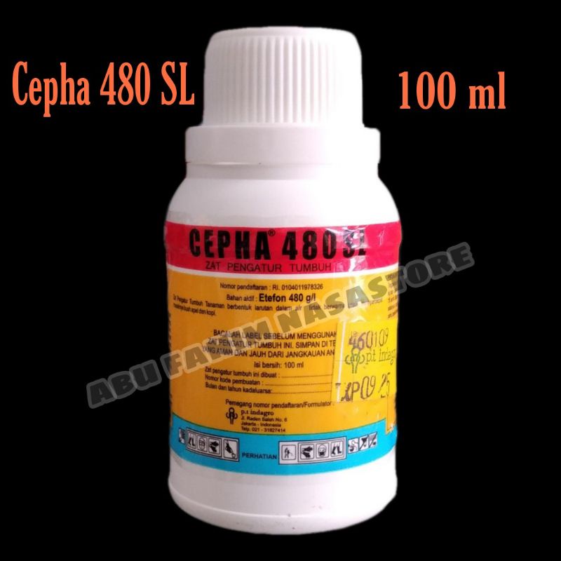 CEPHA 480 SL 100 ML / ZAT PENGATUR TUMBUH TANAMAN / ZPT CEPHA 480 SL / CEPHA 480 SL BAHAN AKTIF ETEF